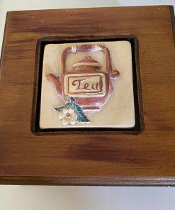 Caja para té madera