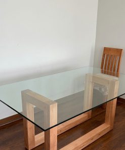 Cubierta de vidrio para mesa de comedor