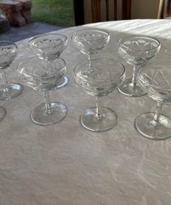 Juego 8 copas Champagne Yungay