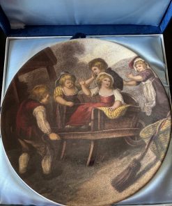 Plato decorativo Cerámica Espejo con obra clásica