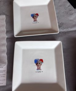 Juego de 2 platos loza Red Compra Carnaval