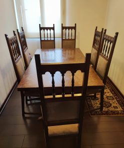 Juego comedor extensible 8 sillas