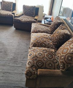 Juego living 2 sillones y sofá estilo Matta