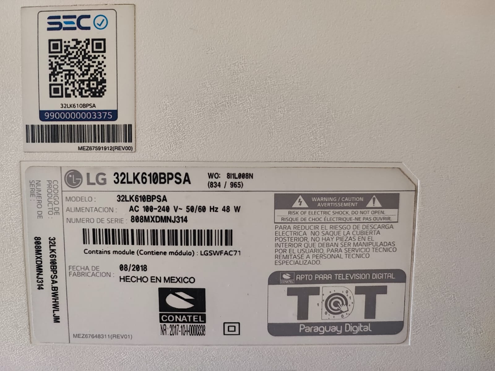 Smart TV LG 32” LG 32LK610BPSA - Imagen 5
