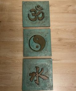 Set 3 cuadros Ziña simbolos espirituales