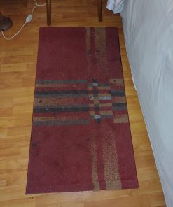 Bajadas cama alfombra Mashini Frise color rojo