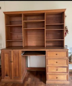 Mueble biblioteca madera Raulí