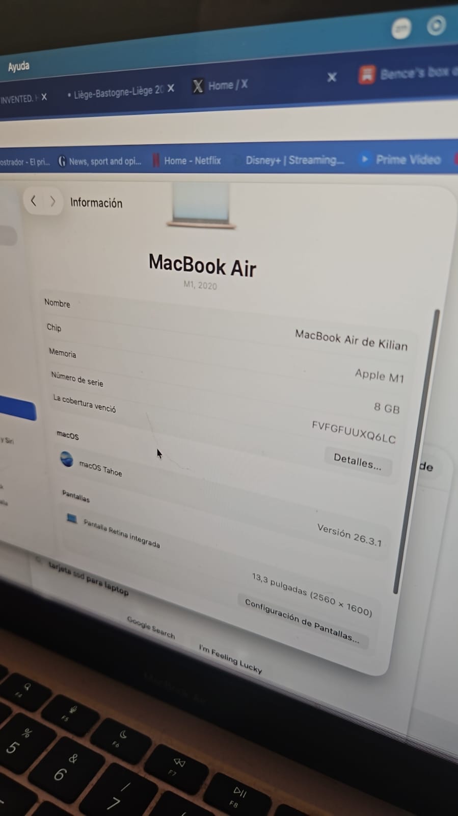 Macbook air M1 rosado - Imagen 6