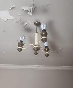 Lámpara techo blanca 3 luces