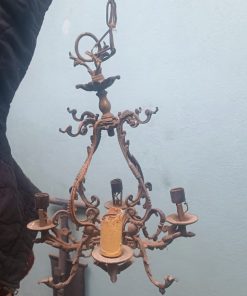 Lámpara colgante antigua 4 luces