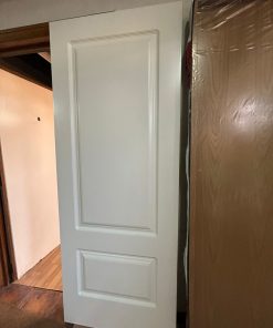 Puerta blindada blanca