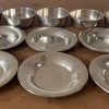 Set 5 pocillos y 6 platos FN Plate plaqué
