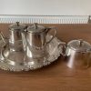 Set de té plaqué 4 piezas