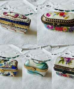 Colección 5 cajitas porcelana