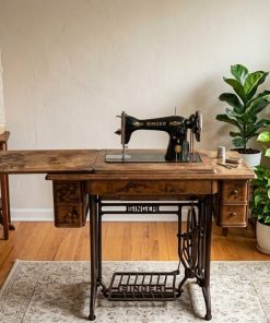 Máquina de coser Singer con Mueble y pedal