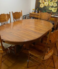 Juego de comedor extensible con 6 sillas Arce