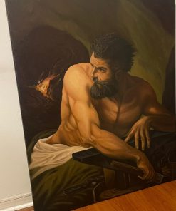 Cuadro óleo Jorge Chain gran tamaño