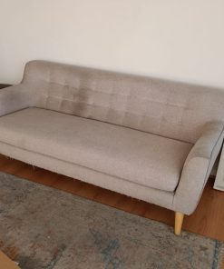 Sofá 3 cuerpos Siena Acero Épica Deco