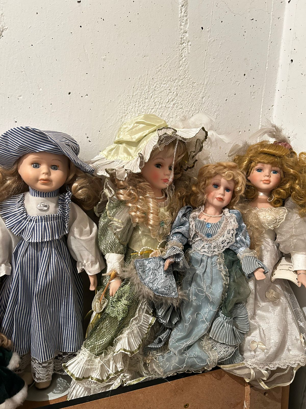 Colección 10 muñecas porcelana - Imagen 2