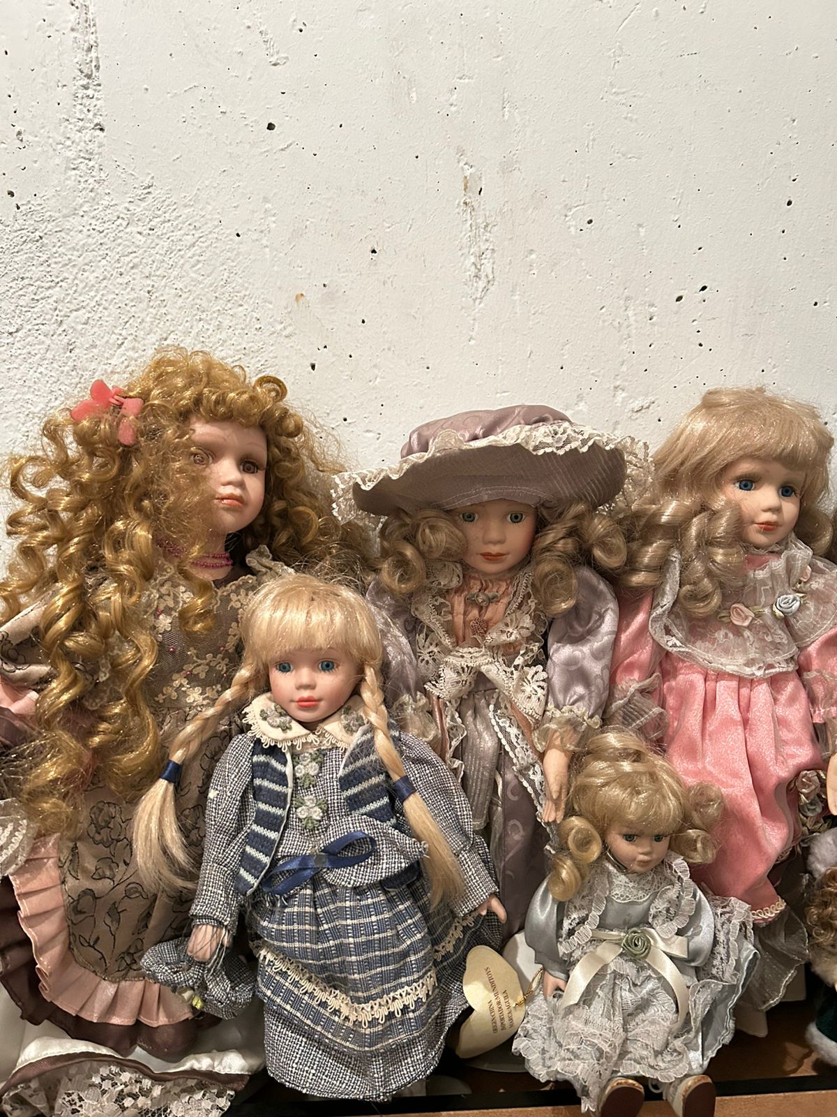 Colección 10 muñecas porcelana - Imagen 3