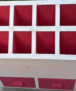 Portalápices madera rosado