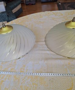 Trio plafones metal dorado