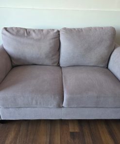 Sofá 2 cuerpos gris perla Just Home Collection
