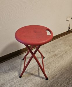 Piso plegable rojo
