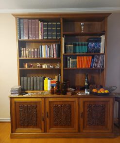 Mueble librero buffet Madera Noble