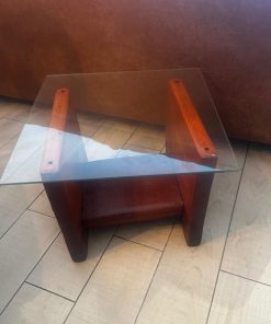 Mesa lateral H vidrio templado