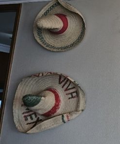 Set 2 sombreros decorativos Mexicanos