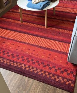 Alfombra tonos otoñales