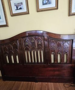 Respaldo king madera encina tallada