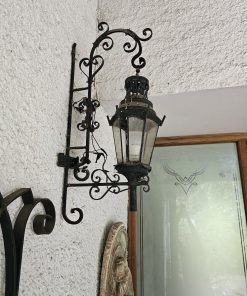Conjunto 3 faroles fierro forjado