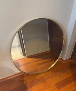 Espejo redondo dorado Sur Diseño