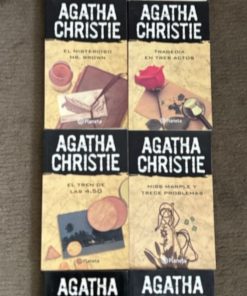 Colección 8 libros Agatha Christie