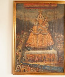 Cuadro cuzqueño Procesión Jesús y María