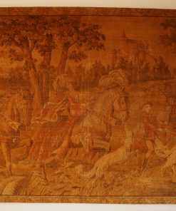 Gobelino felpa sobre bastidor de madera