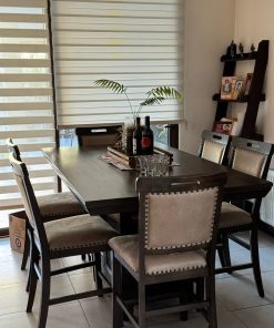 Juego de comedor rustico contemporáneo con 6 sillas