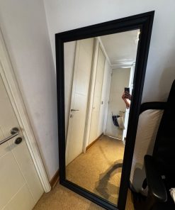 Espejo de muro negro Ikea Toftbyn