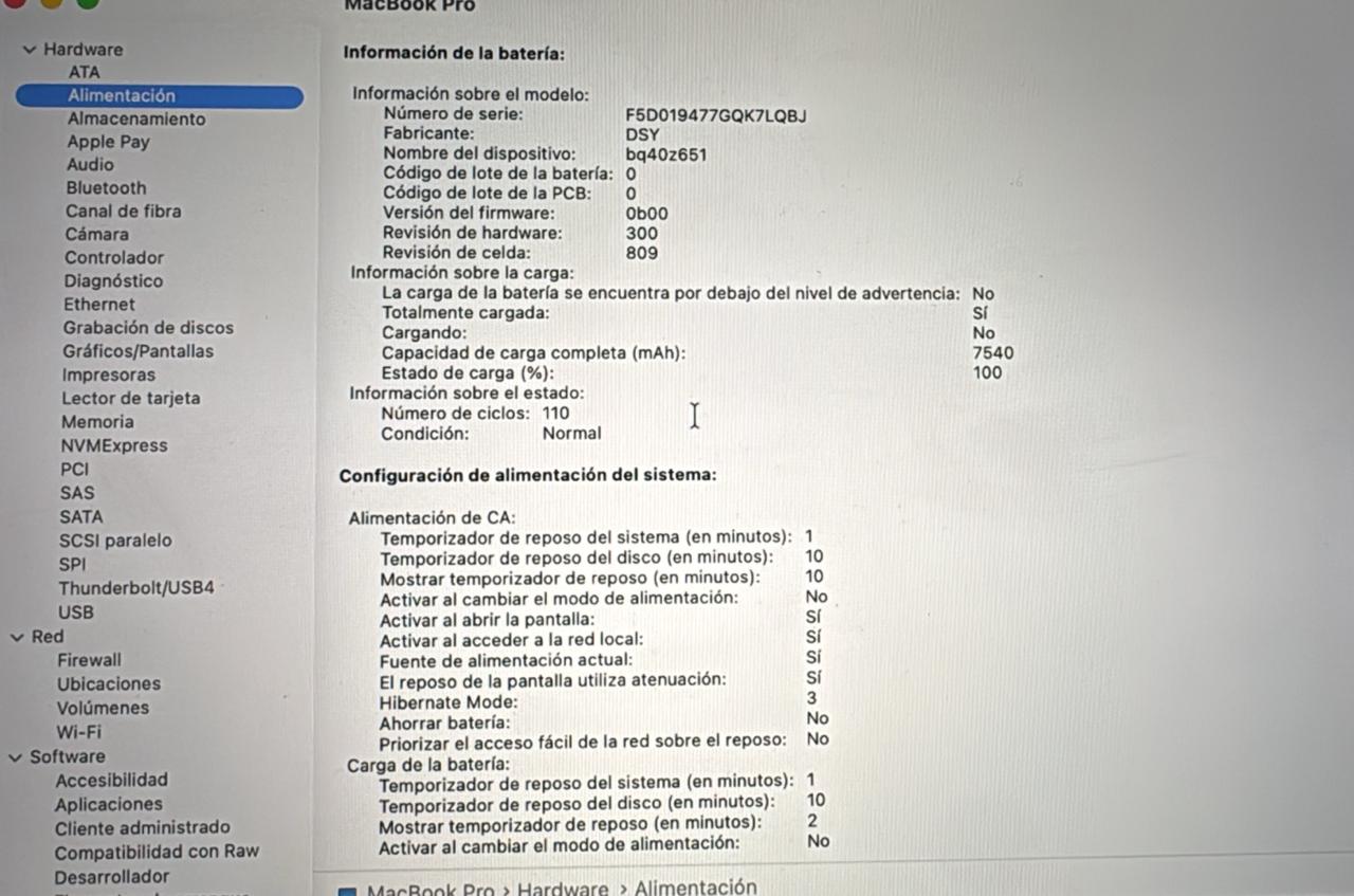 Macbook Pro 16” año 2019 - Imagen 2