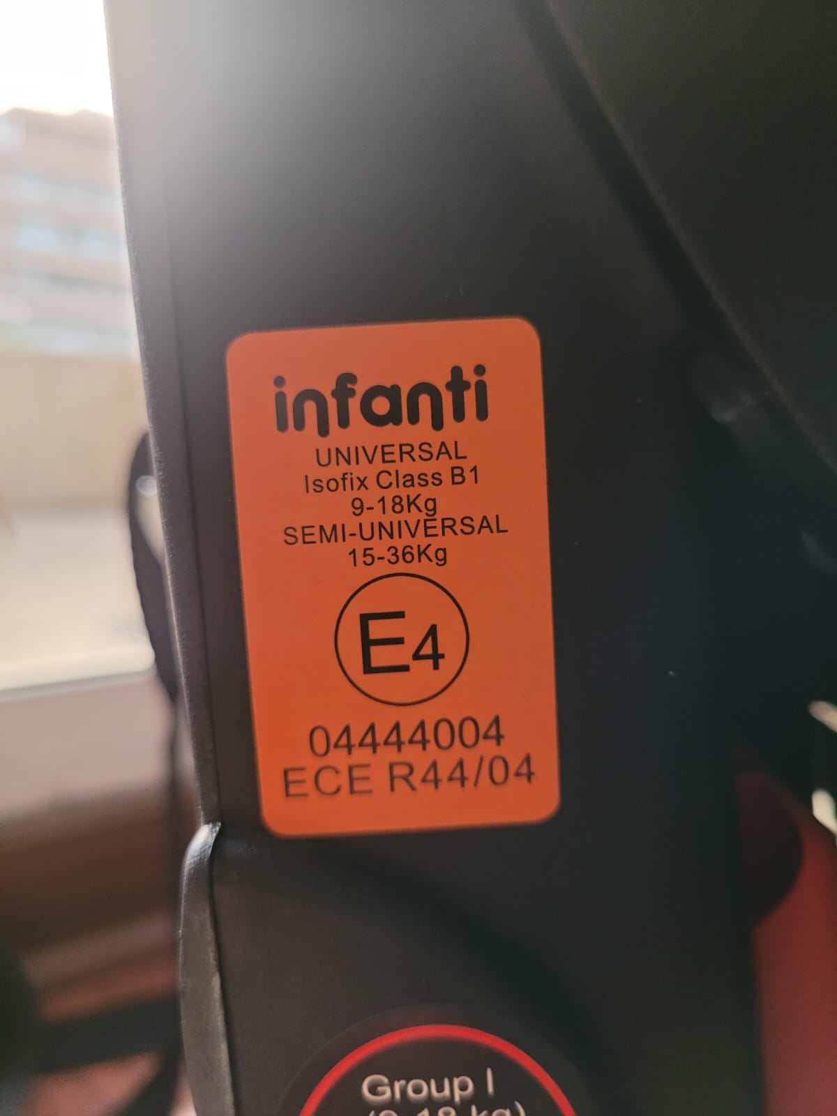 Silla de auto Infanti modelo Elite Isofix - Imagen 2