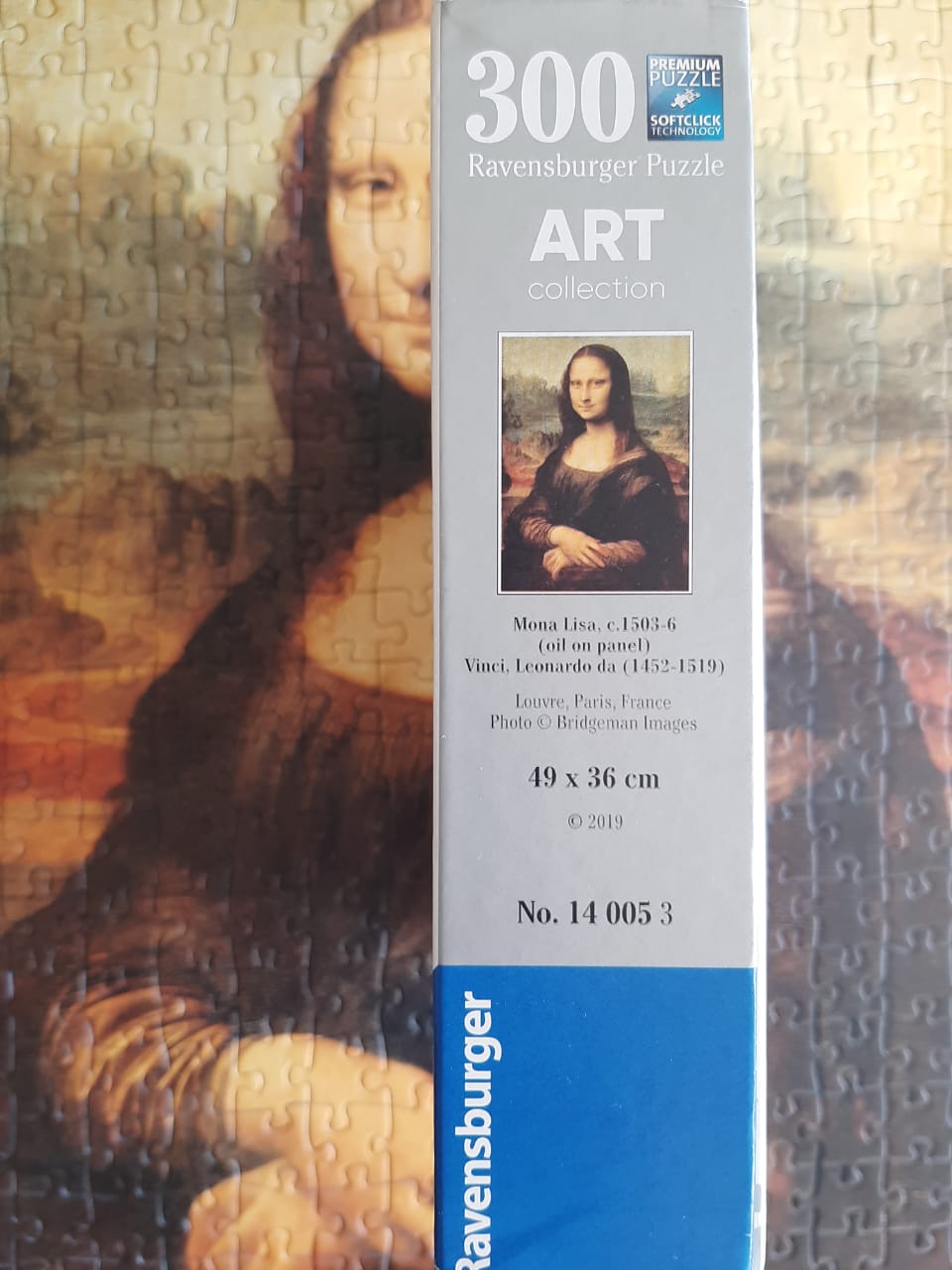 Puzzle Mona Lisa 300 piezas Art Collection - Imagen 3