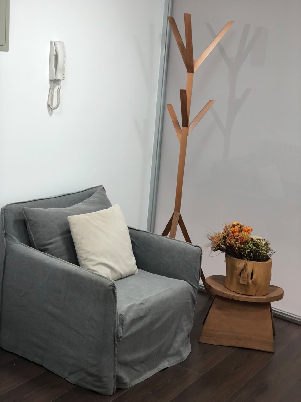 Sillón gris Milk