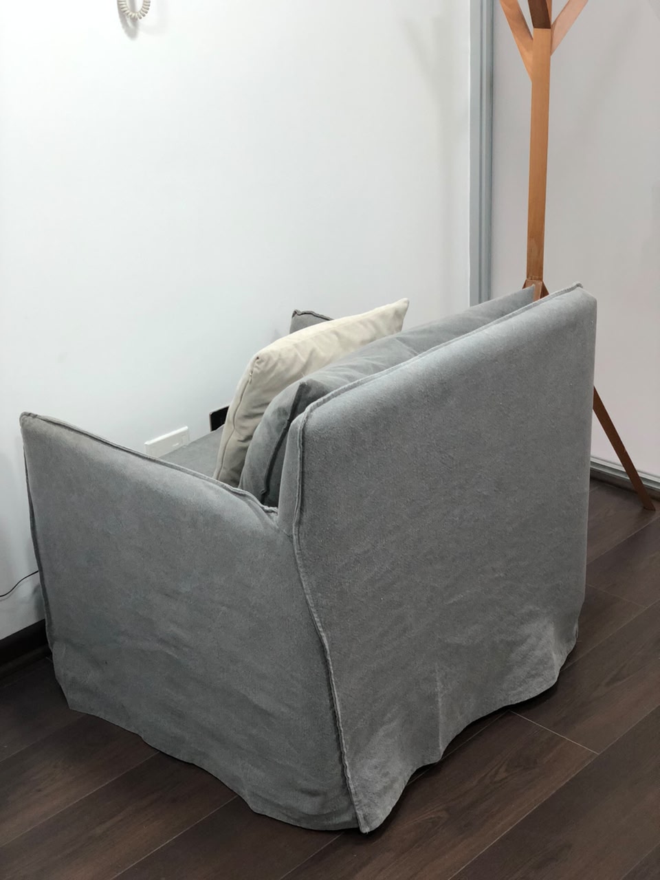 Sillón gris Milk - Imagen 2