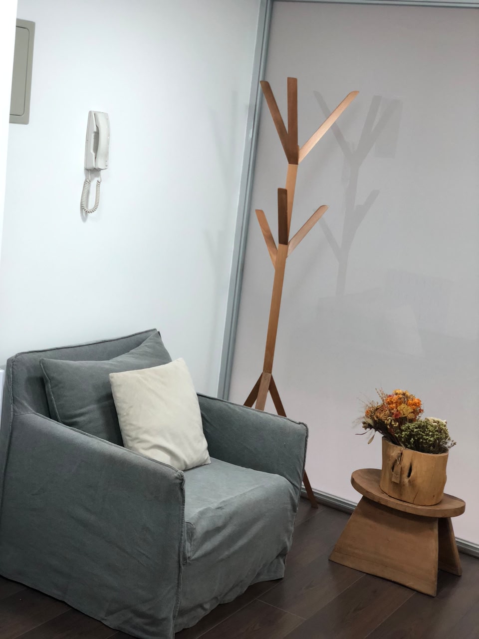 Sillón gris Milk - Imagen 3