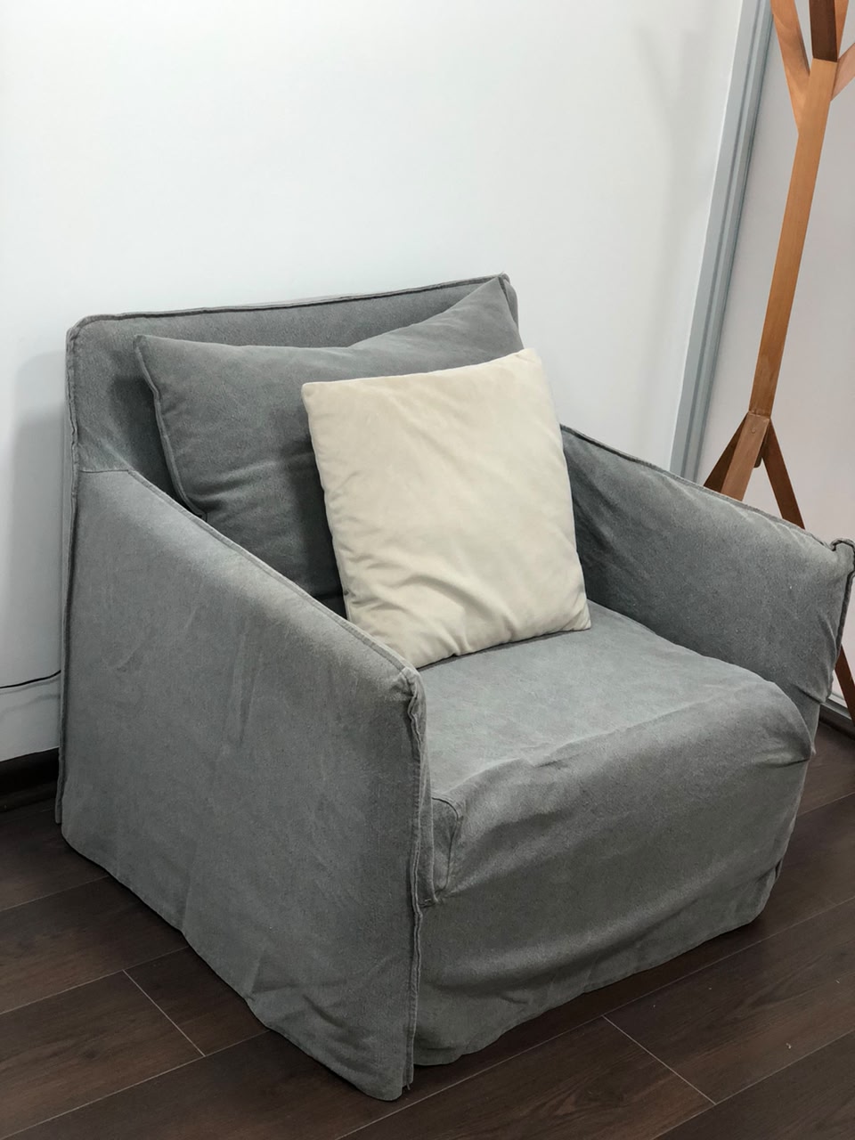 Sillón gris Milk - Imagen 5