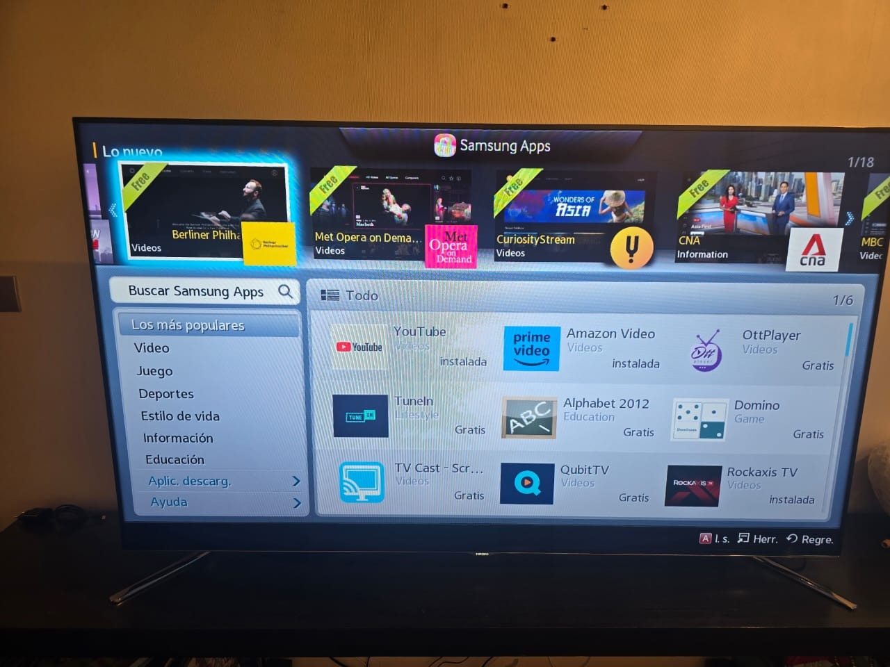 Smart TV Samsung serie 8 65'