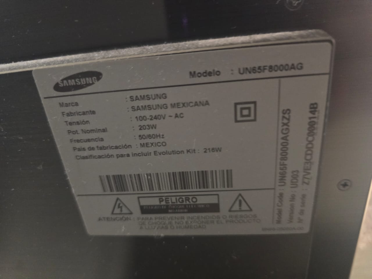 Smart TV Samsung serie 8 65' - Imagen 4