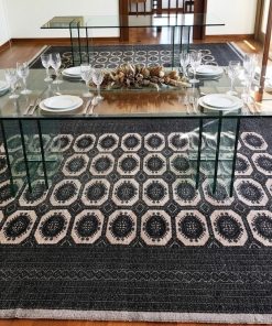 Mesa de comedor vidrio templado Glasstech bordes redondeados
